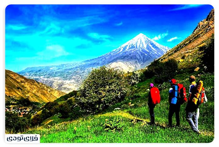 The village of Mazandaran water