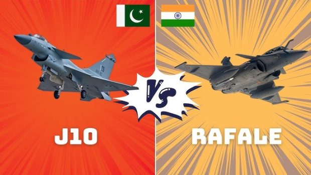 Saying Indian Rafal by Chinese fighter j-10c