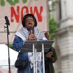 Widespread demonstration in London against economic austerity and anti -welfare policies