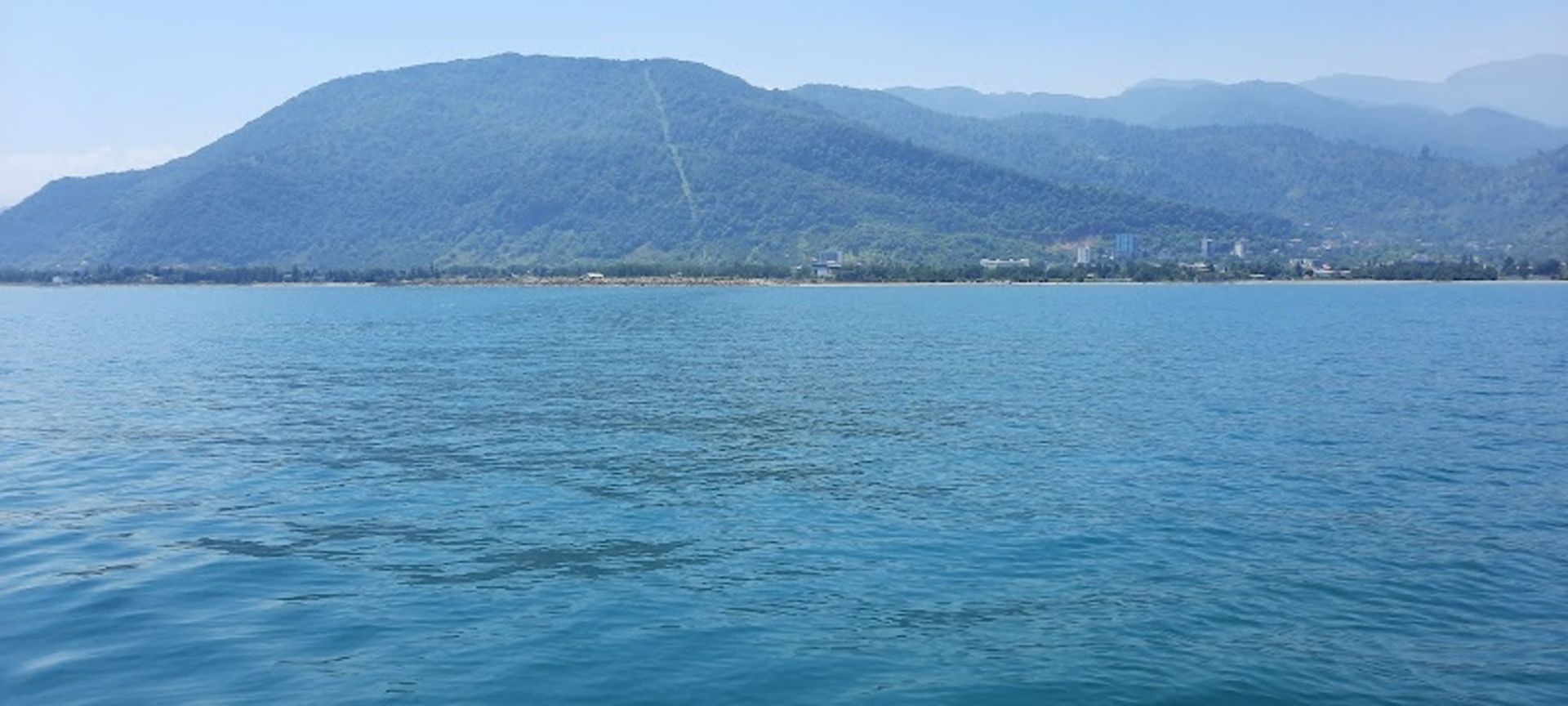 Caspian Sea from Ramsar Beach