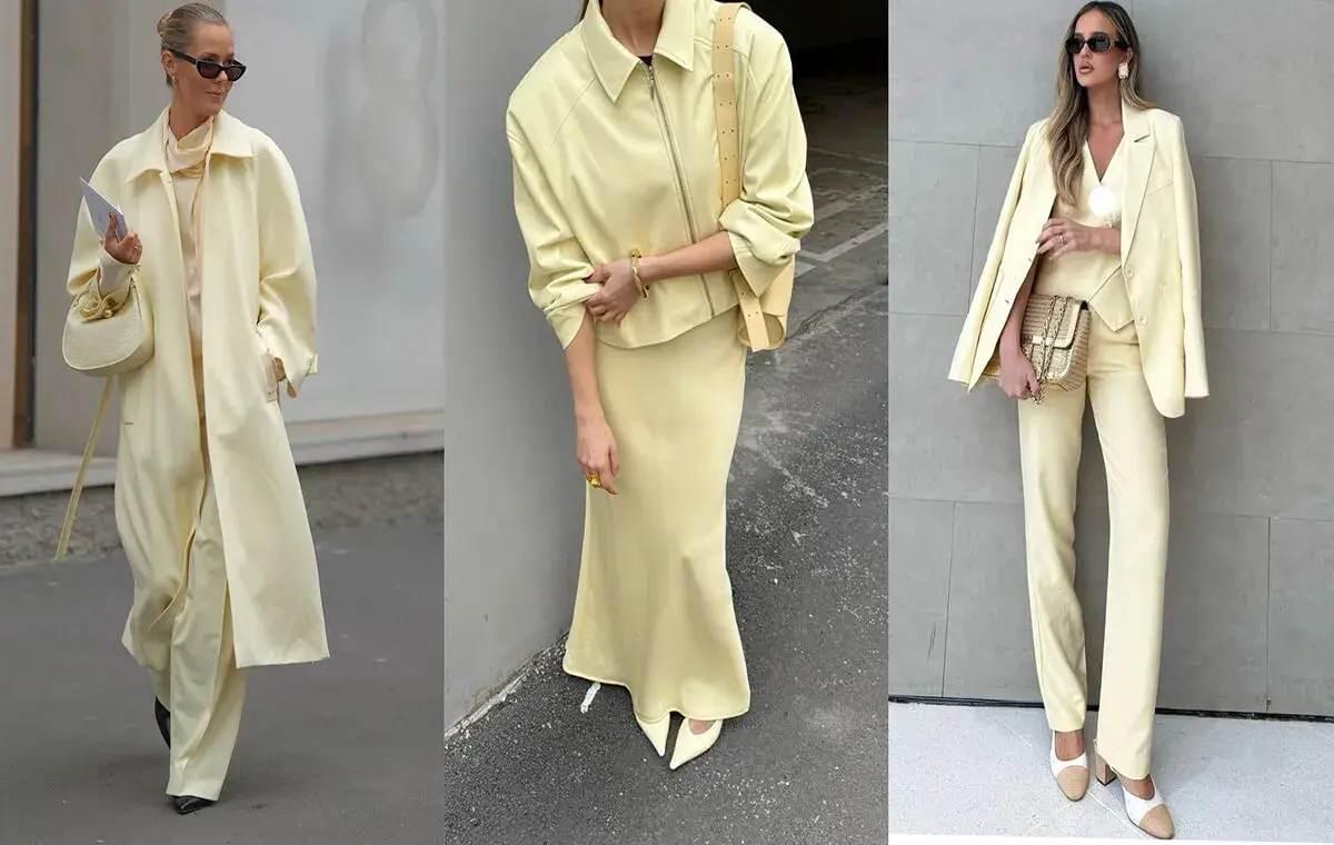 Monochrome yellow style