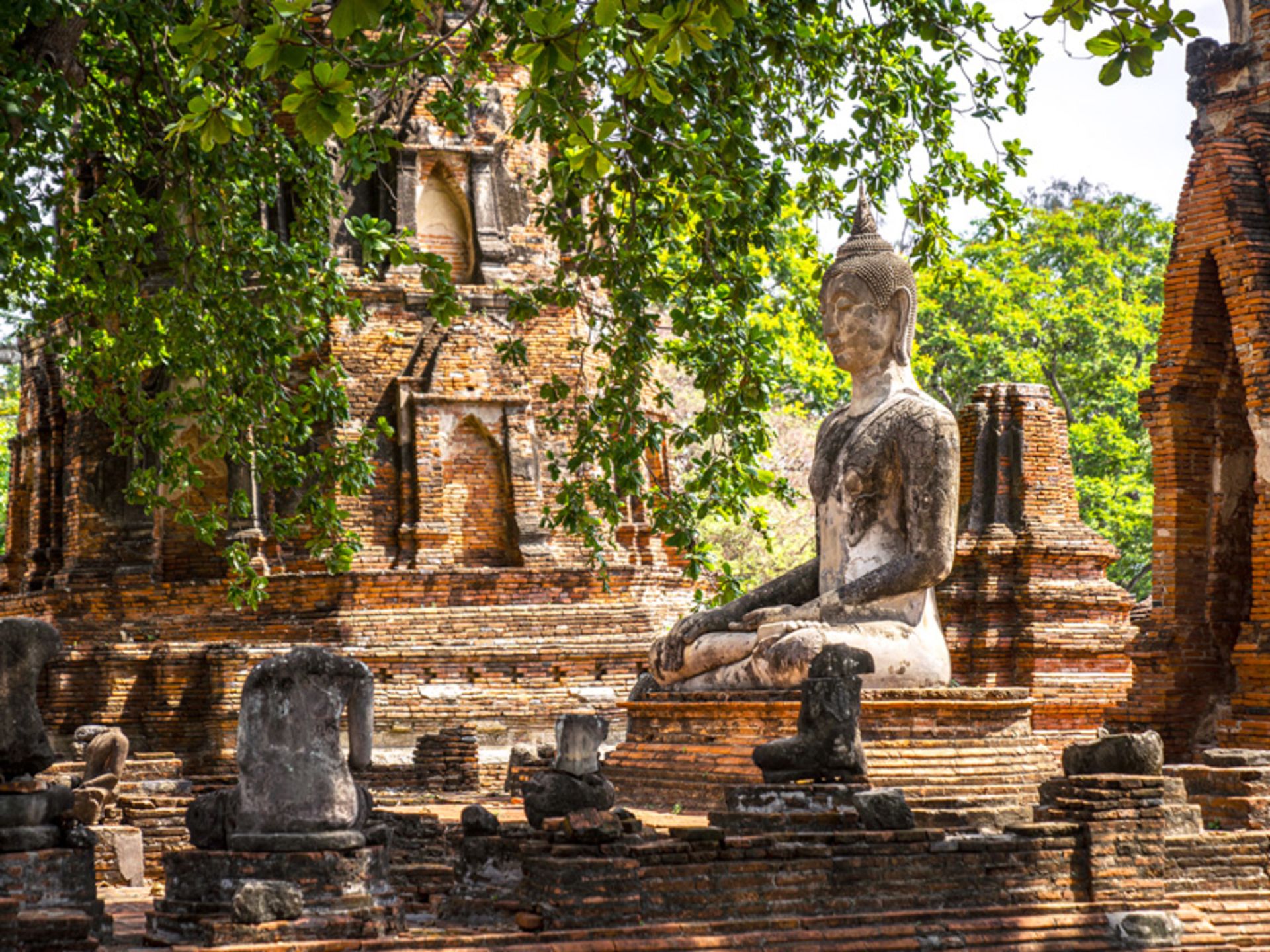 Angcor Watt Temple Sculptures in Cambodia