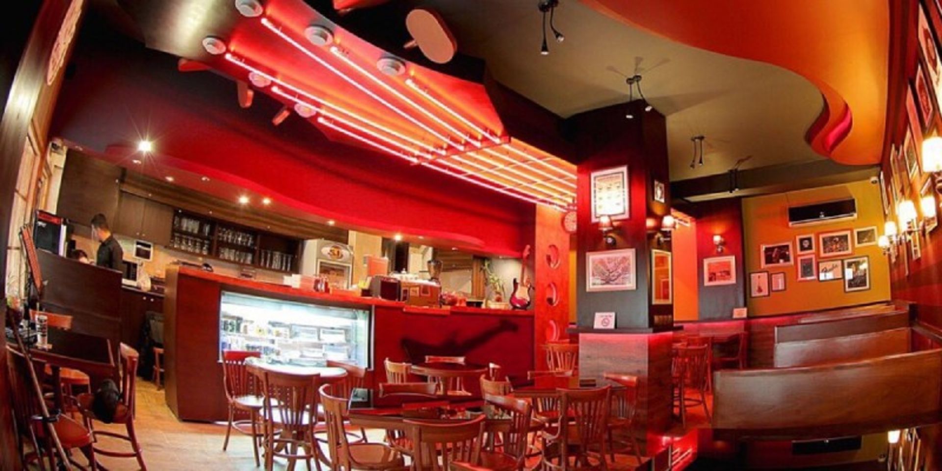 Red Cafe Rock Hall and Red Seats