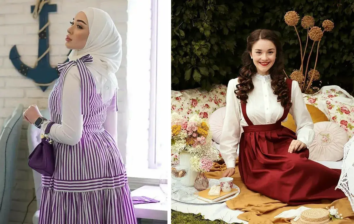 Summer Cotton Sarrafon Model