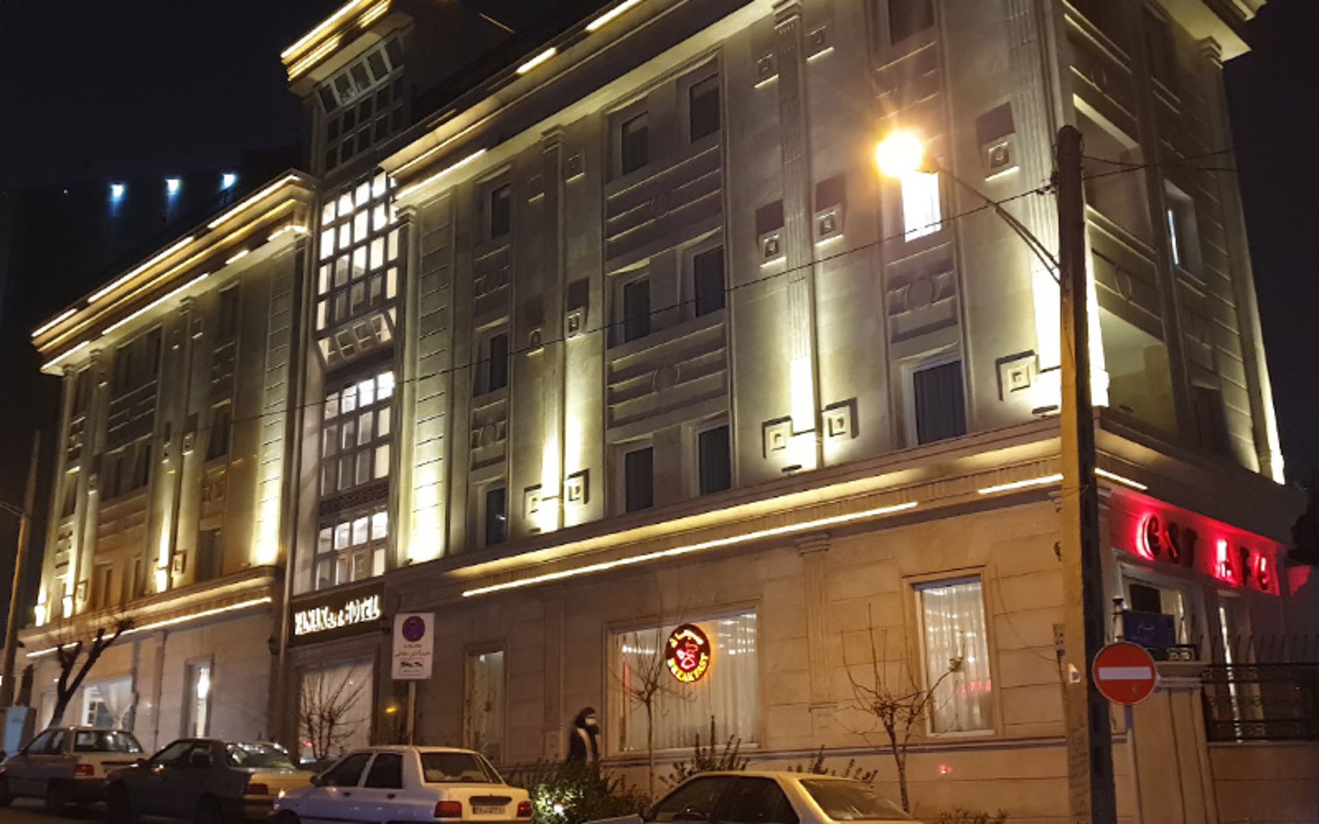 Vanak Apartment Hotel View at Night