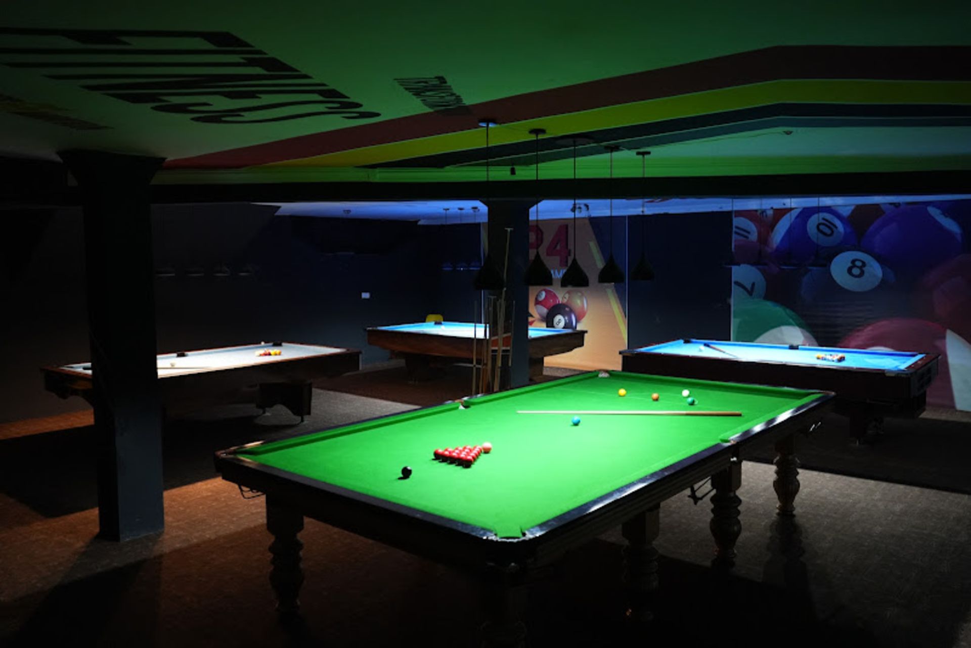 Billiard table in Cafe Game 2