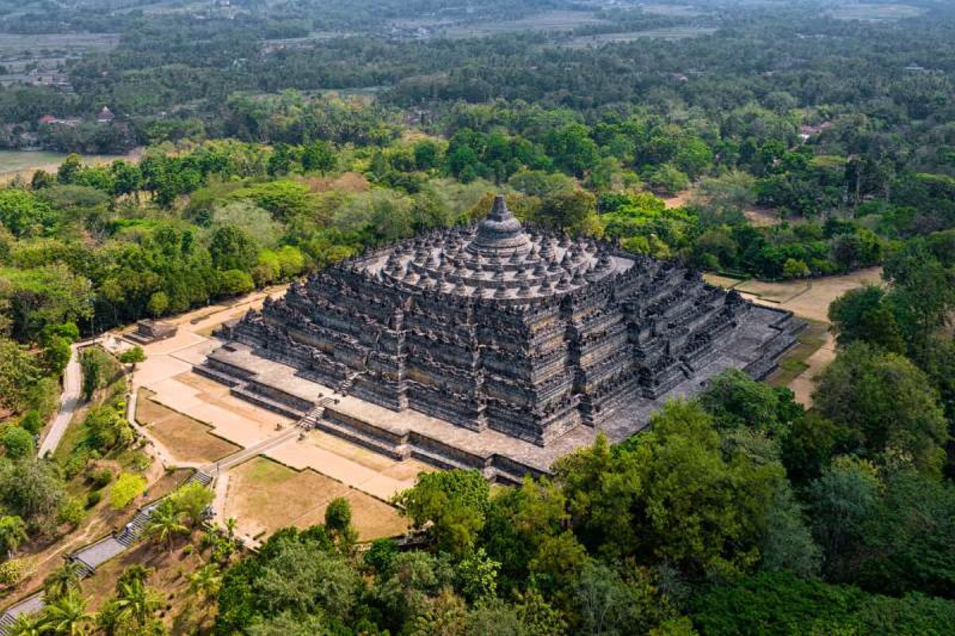 Indonesia's Borouudor Temple in the Forest
