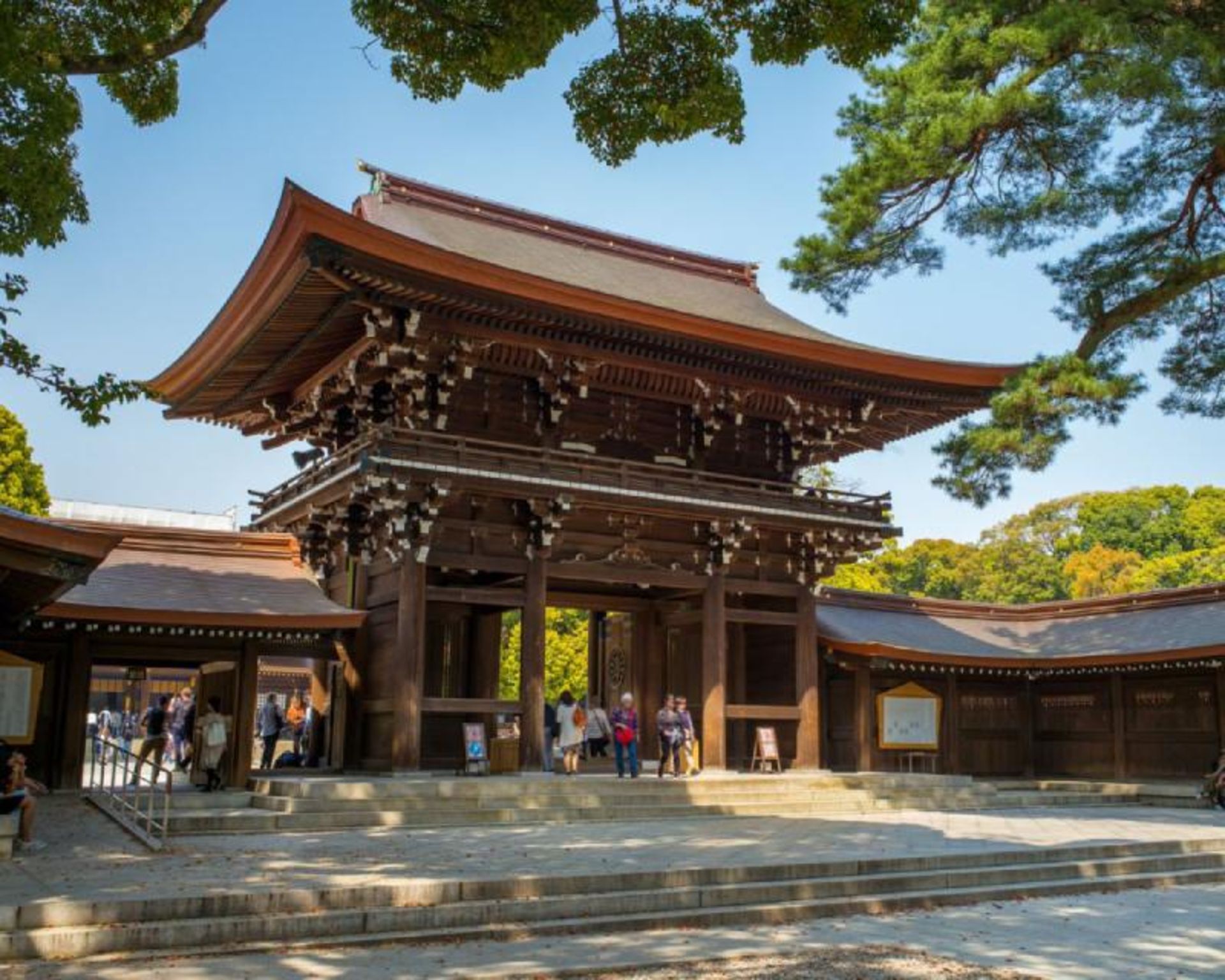 Tokyo Miji Temple with Japanese architecture