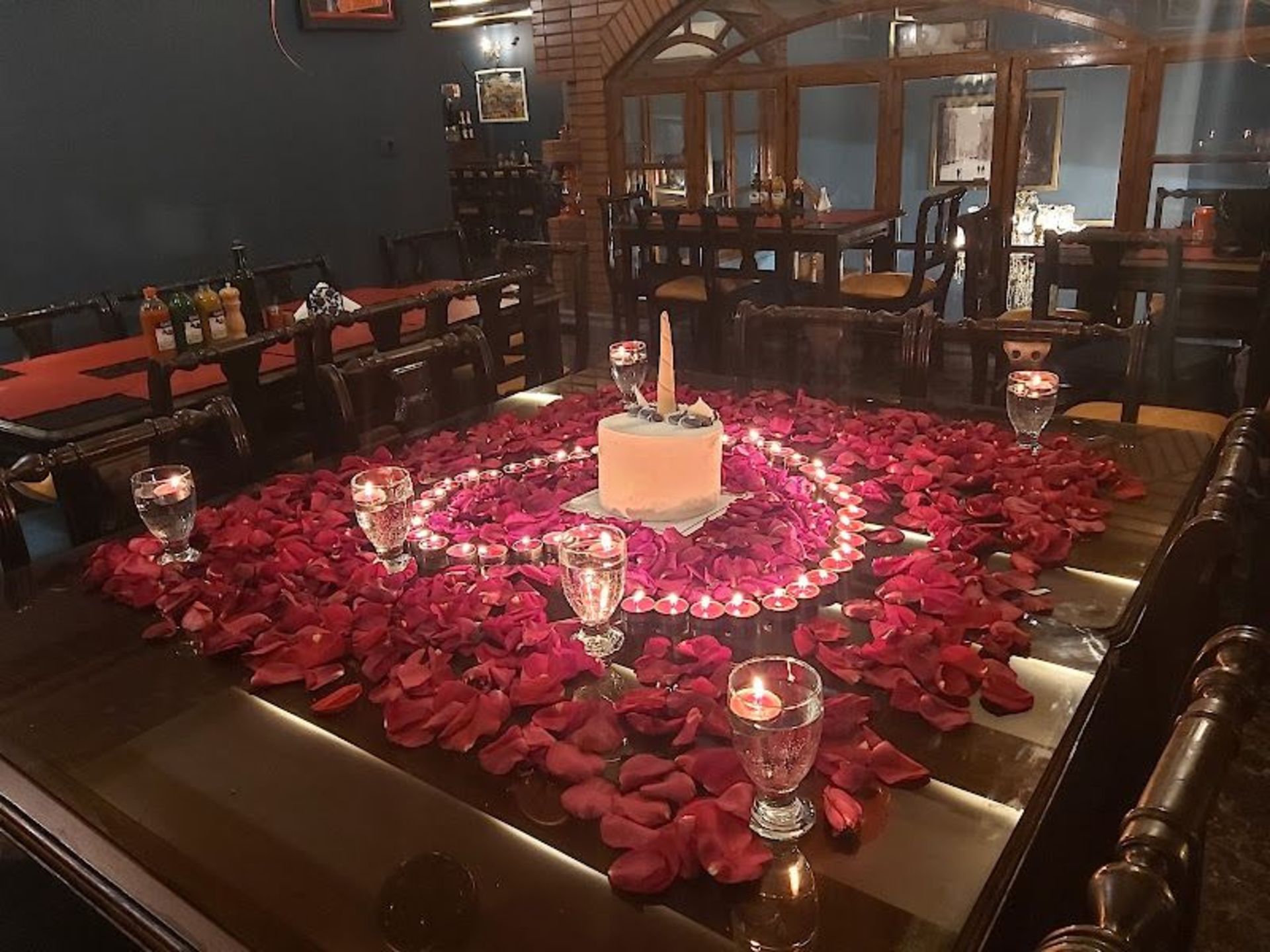 Lian Restaurant Birthday Table