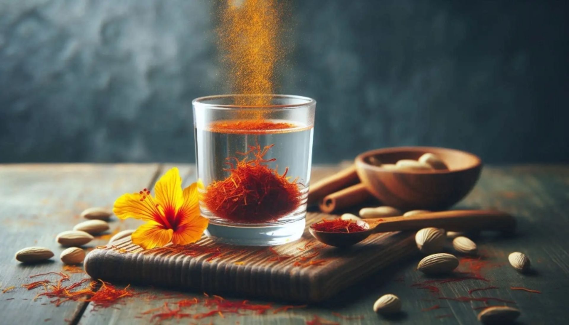 Saffron brewing for the bottom of china