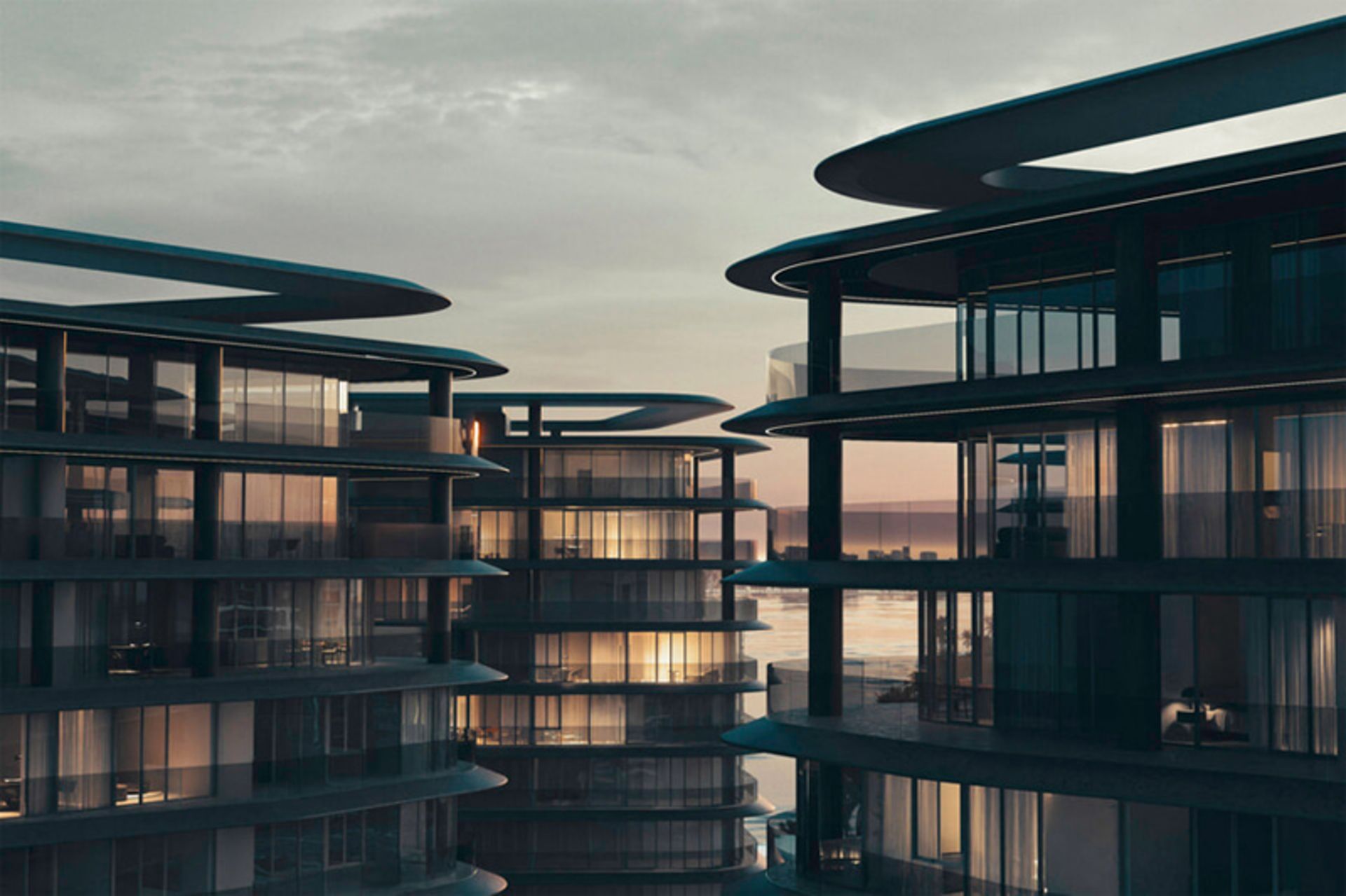 A view of the Barbus Island apartments