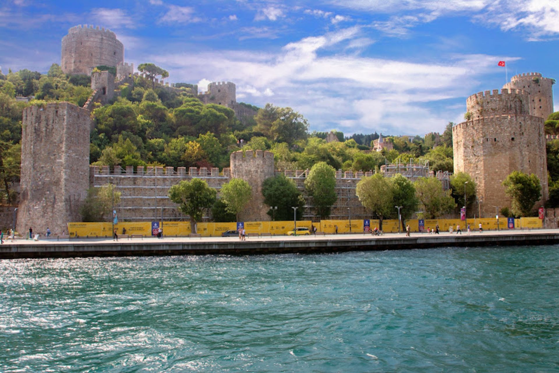 Romuli Hesar False Castle next to the Bosphorus Strait