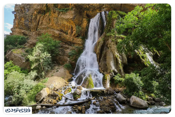 White water waterfall