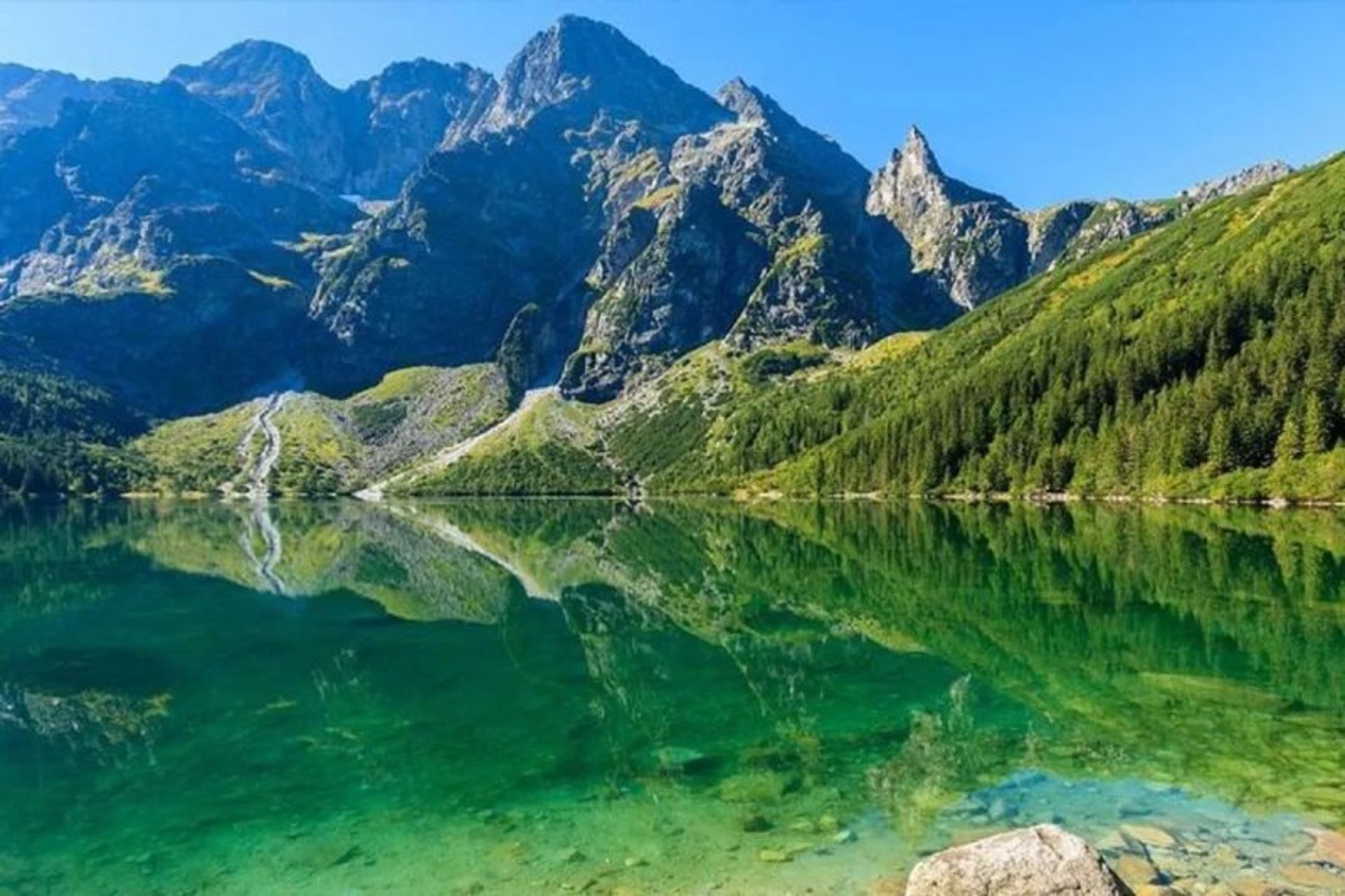 Tatra Mountains and the lush nature of the surrounding