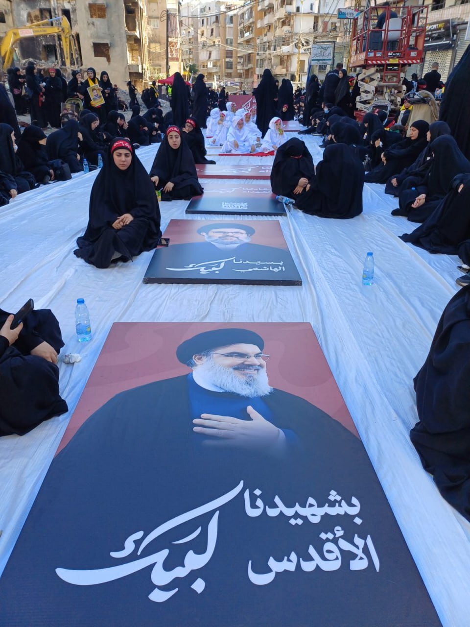 Ashura Hosseini Ceremony in South Beirut+ Pictures