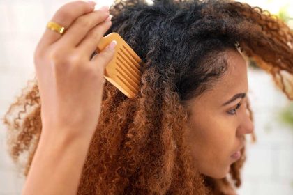 Routine care of curly hair in the summer