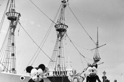 Disney Land Black Photo