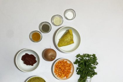 Ingredients for vermicelli soup