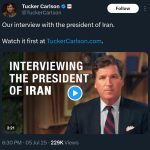 Interview with the famous American reporter with the Iranian President