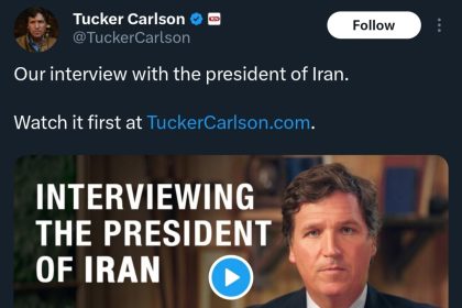 Interview with the famous American reporter with the Iranian President