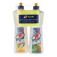 Dishwashing liquid model lemon and baking soda and vinegar weighing 1000 grams with skirt 