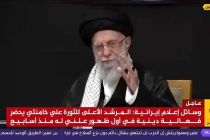 Reflecting the presence of the revolutionary leader at Ashura Night on Qatar Al Jazeera Network+Movie