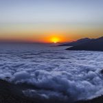 The Sea of ​​Filbend Cloud at sunset