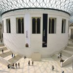 The white interior of the British Museum