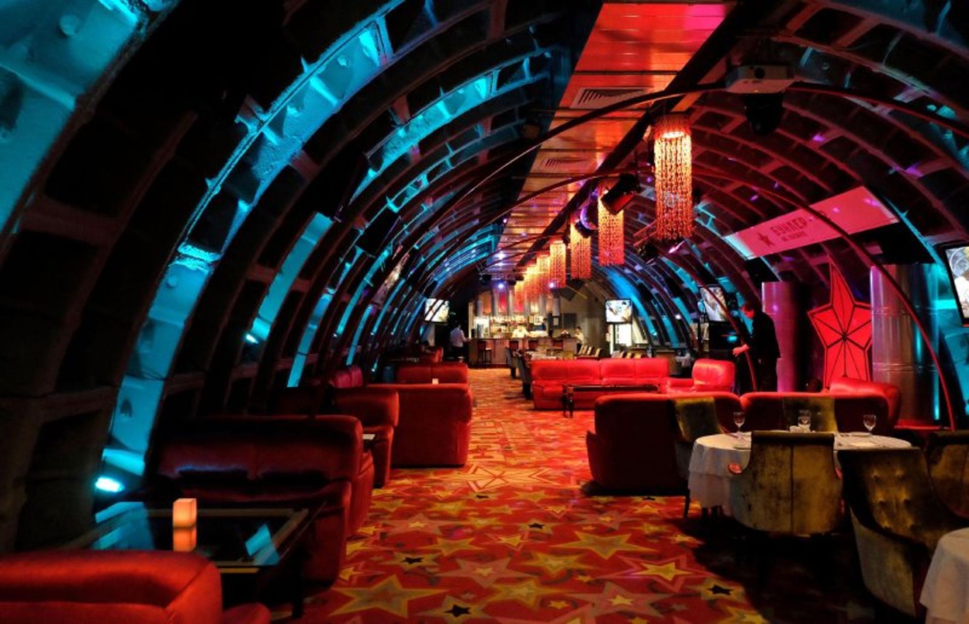 The interior of the Russian refuge