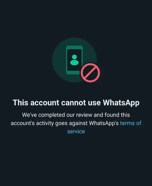 Remove the WhatsApp suspect