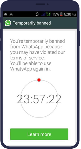 Remove the WhatsApp suspect