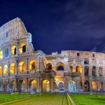 Colosseum at night