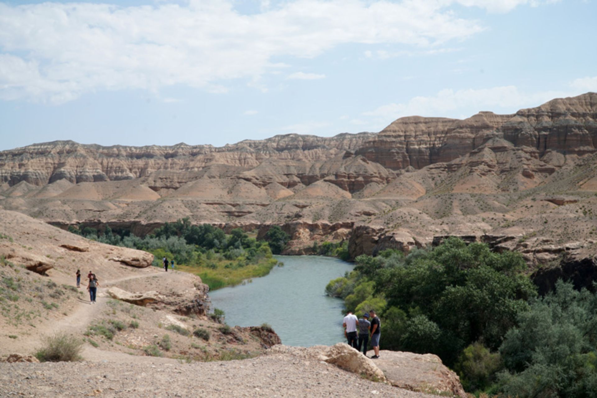 Lake in the Charline Valley of Kazakhstan