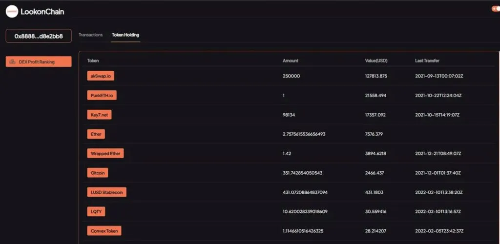 Address Details section