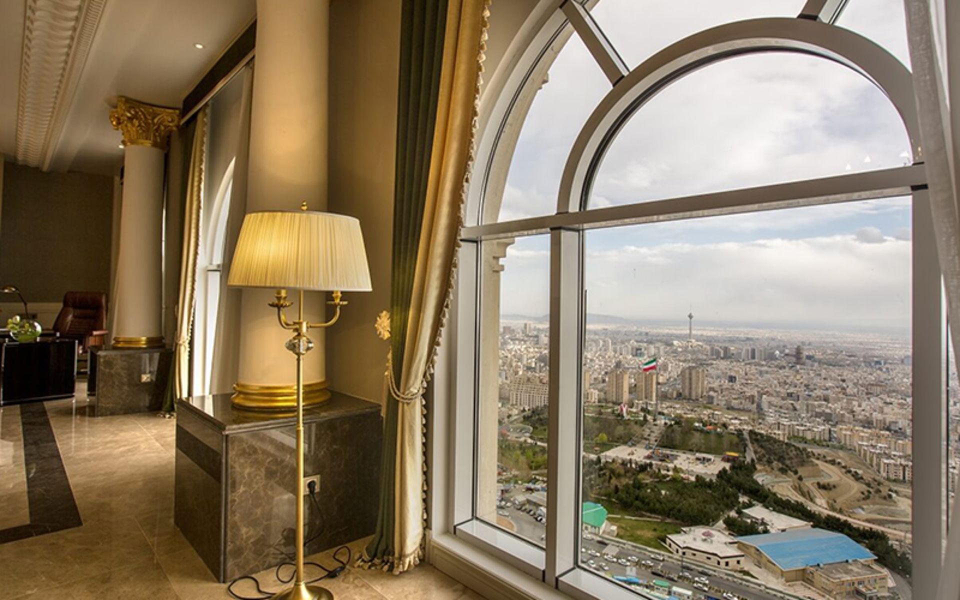 City landscape from Spinas International Hotel