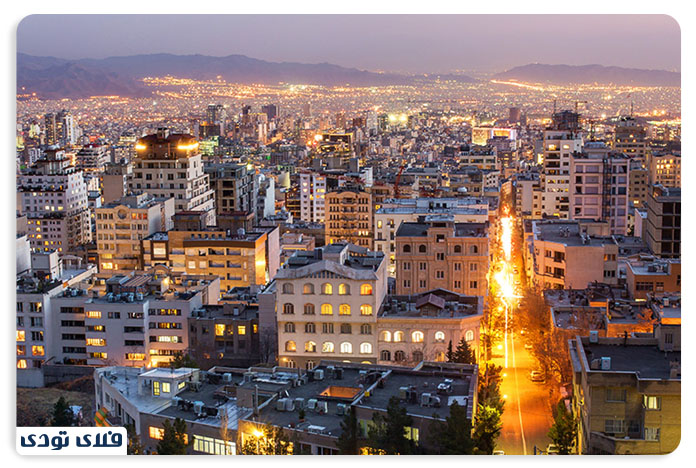 Tehran roof access route
