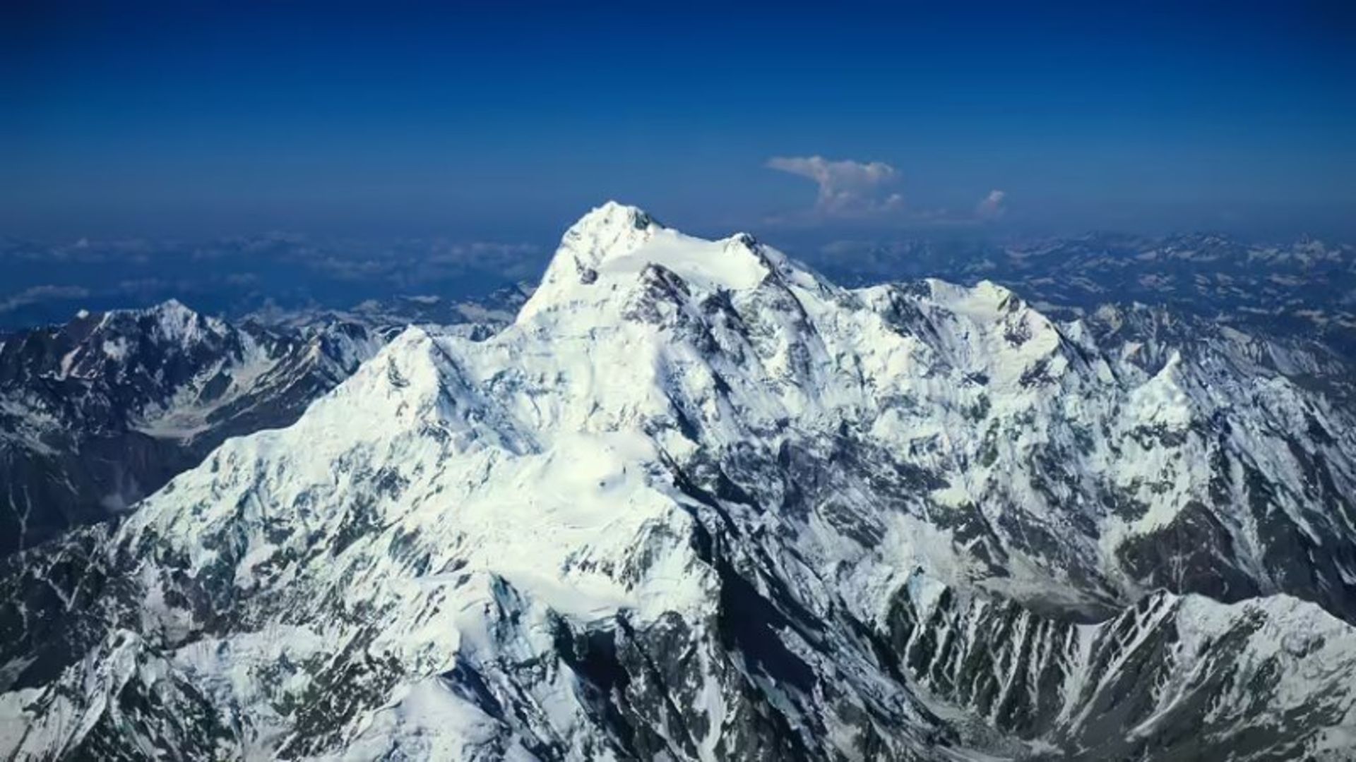 Mount Nanga Parbat in the snow