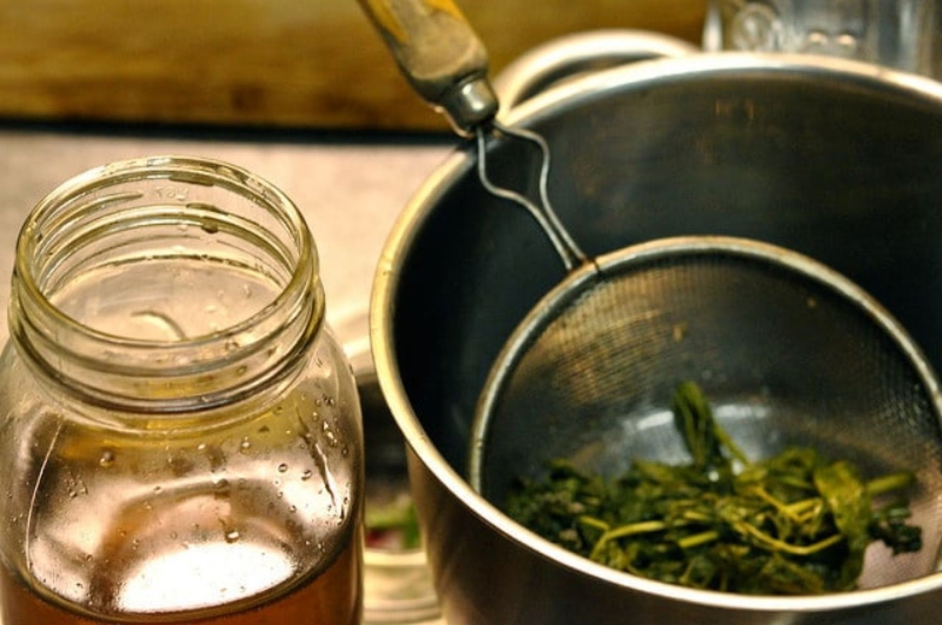 Avoid filtering mint syrup