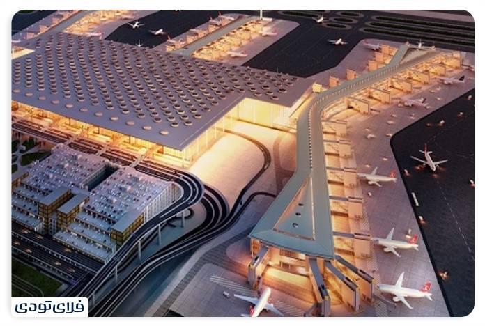 Istanbul's new airport parking lot