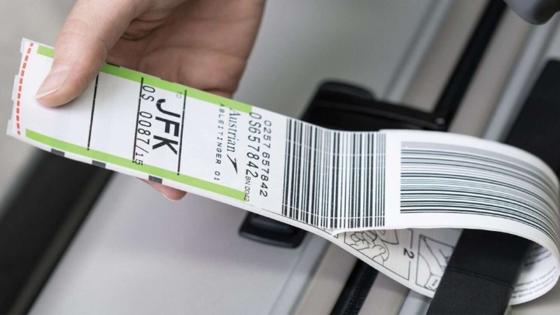 Luggage Airport Barcode 