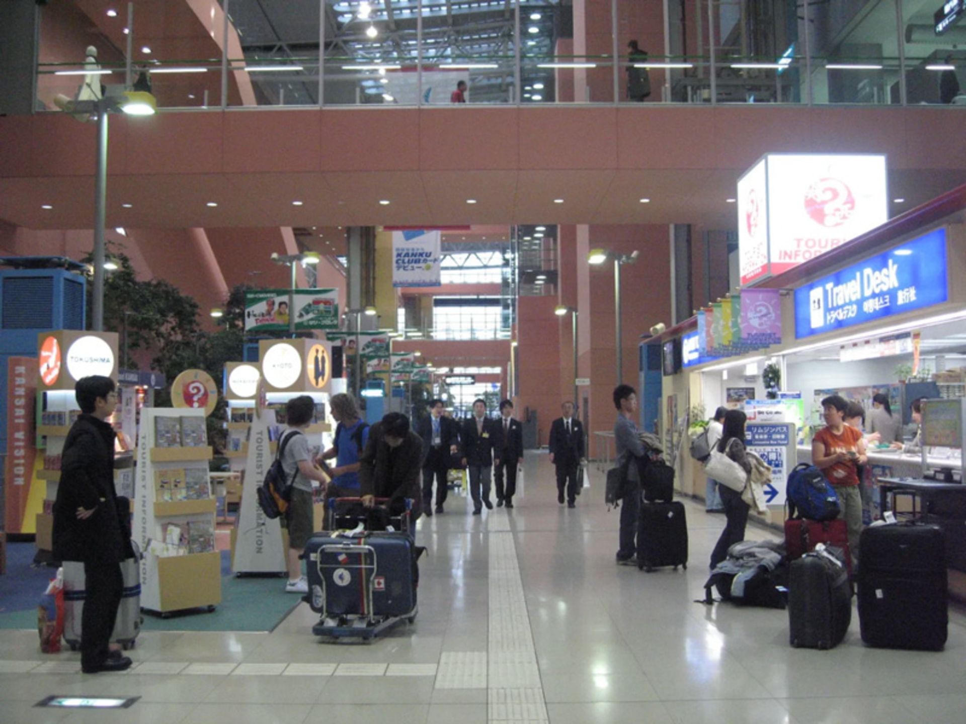 Passengers in Kansai Airport