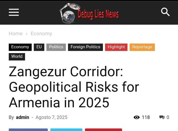 Reflection of Mehr International Summit on Zangar Corridor in Foreign Media