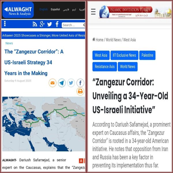 Reflection of Mehr International Summit on Zangar Corridor in Foreign Media