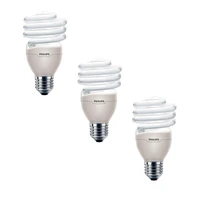 Low power lamp 15 watts Phillips Model FULL Spial Base E27 Pack 3