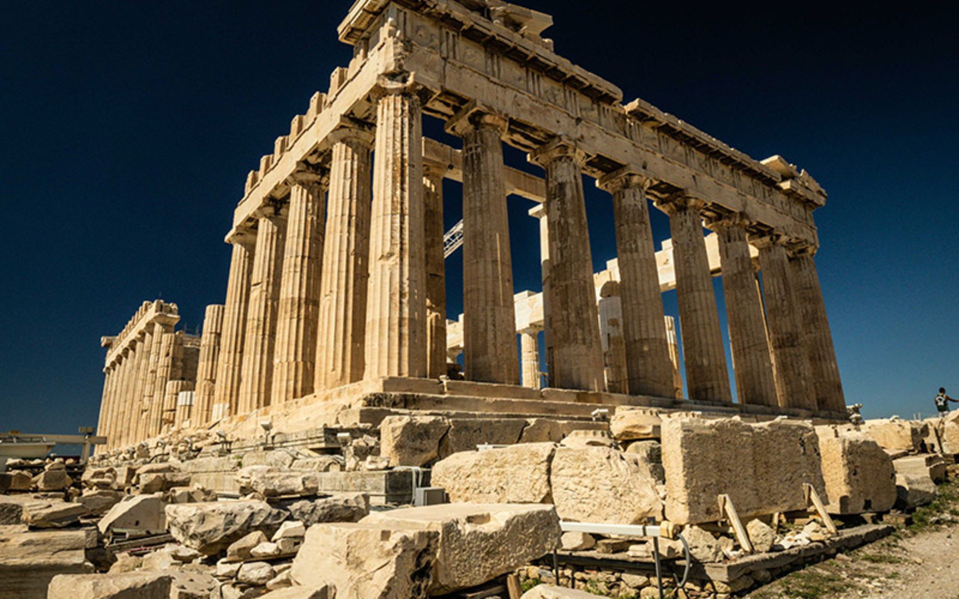 Historic Structure in Athens Greek