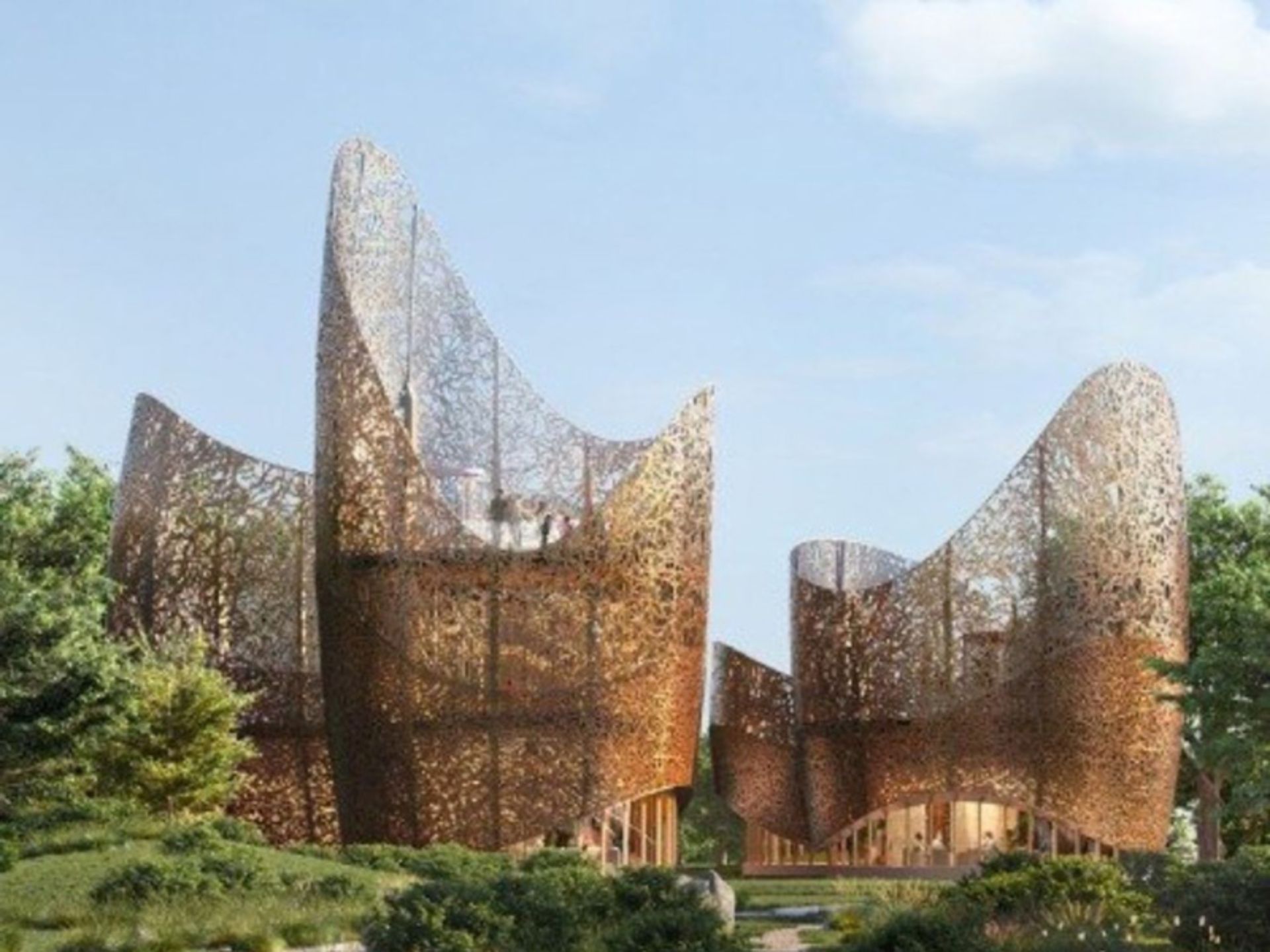 Wooden structures in the Wilds Collection