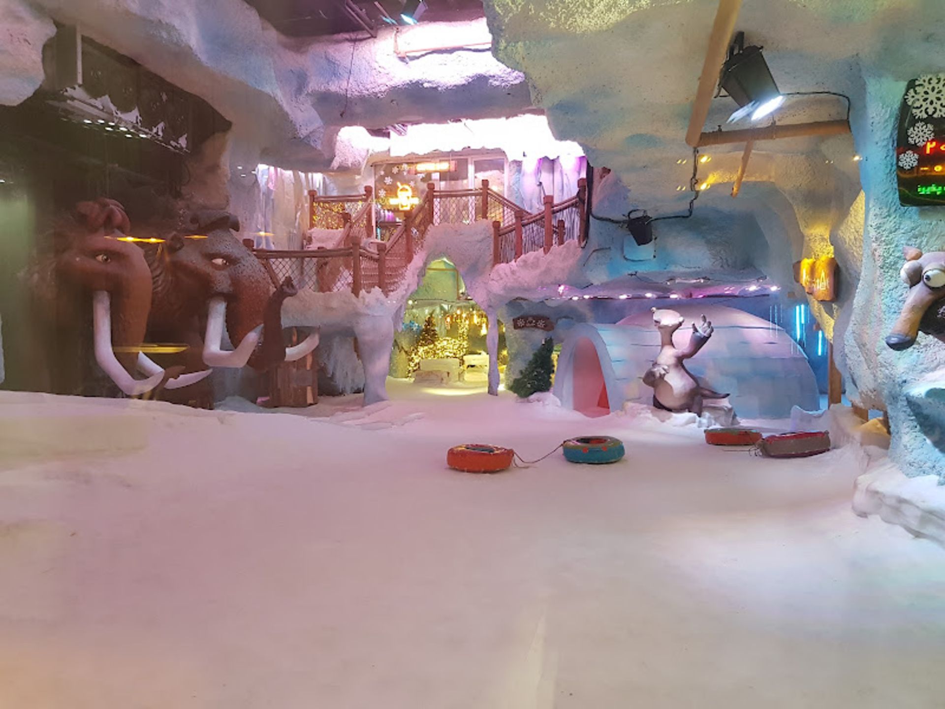 Attractive decoration and lighting in Mashhad Snow Tower