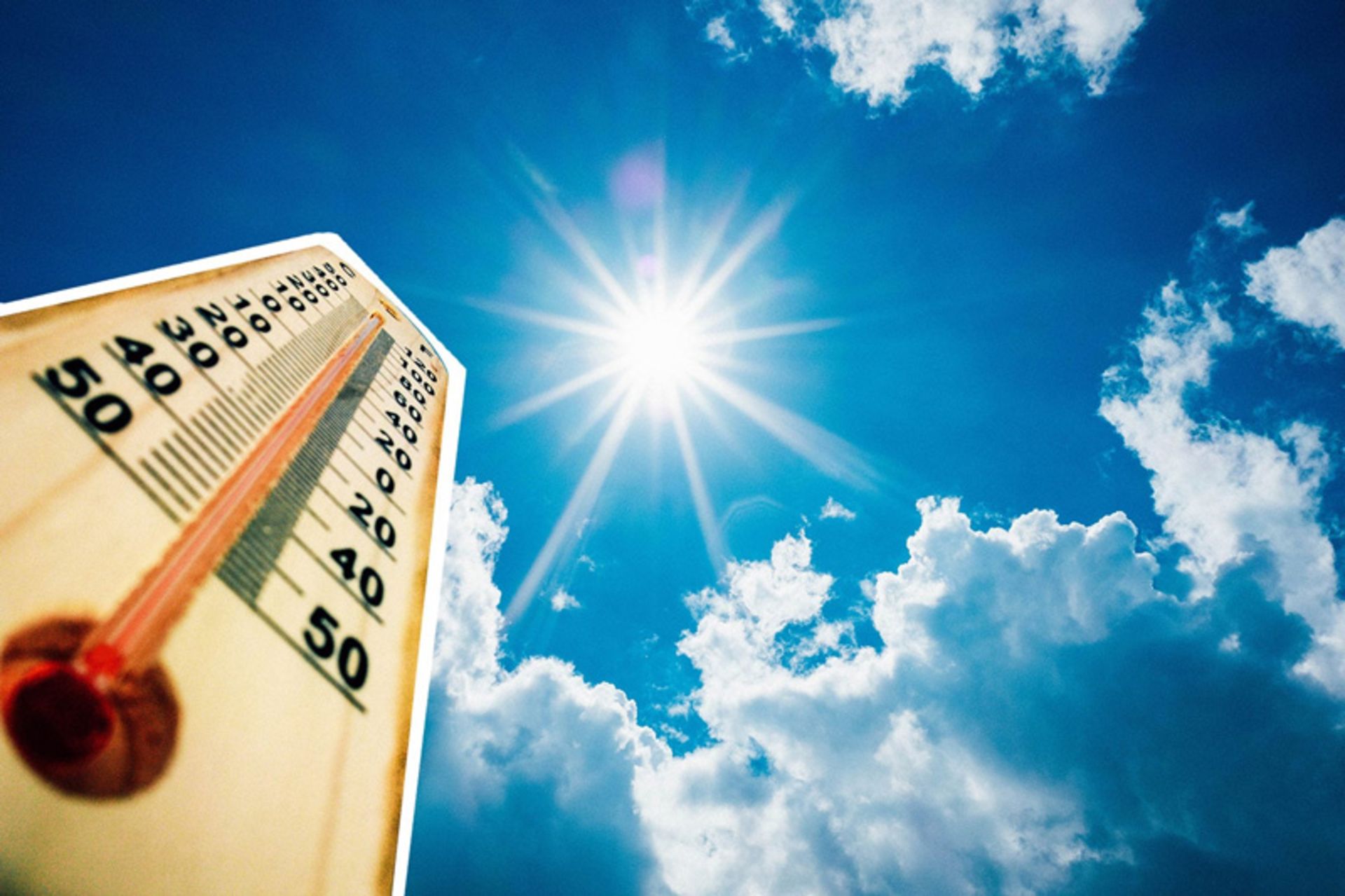 Increase the temperature of the thermometer in the summer