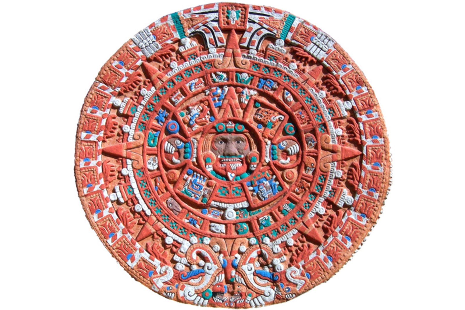 Painting and Hiuroglf's line of Aztec tribe