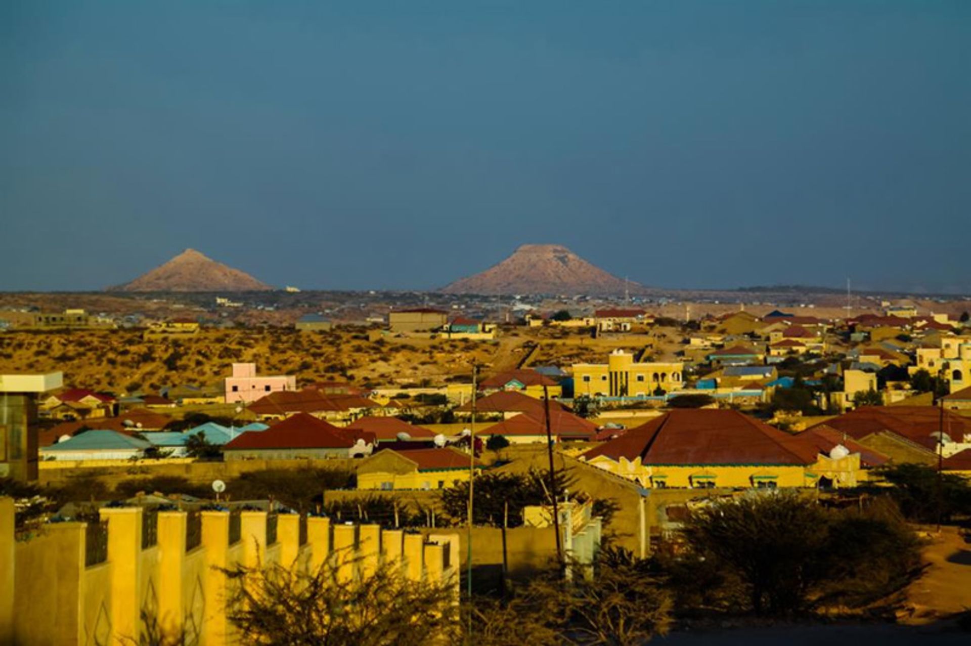 Rural houses in Somalia Land